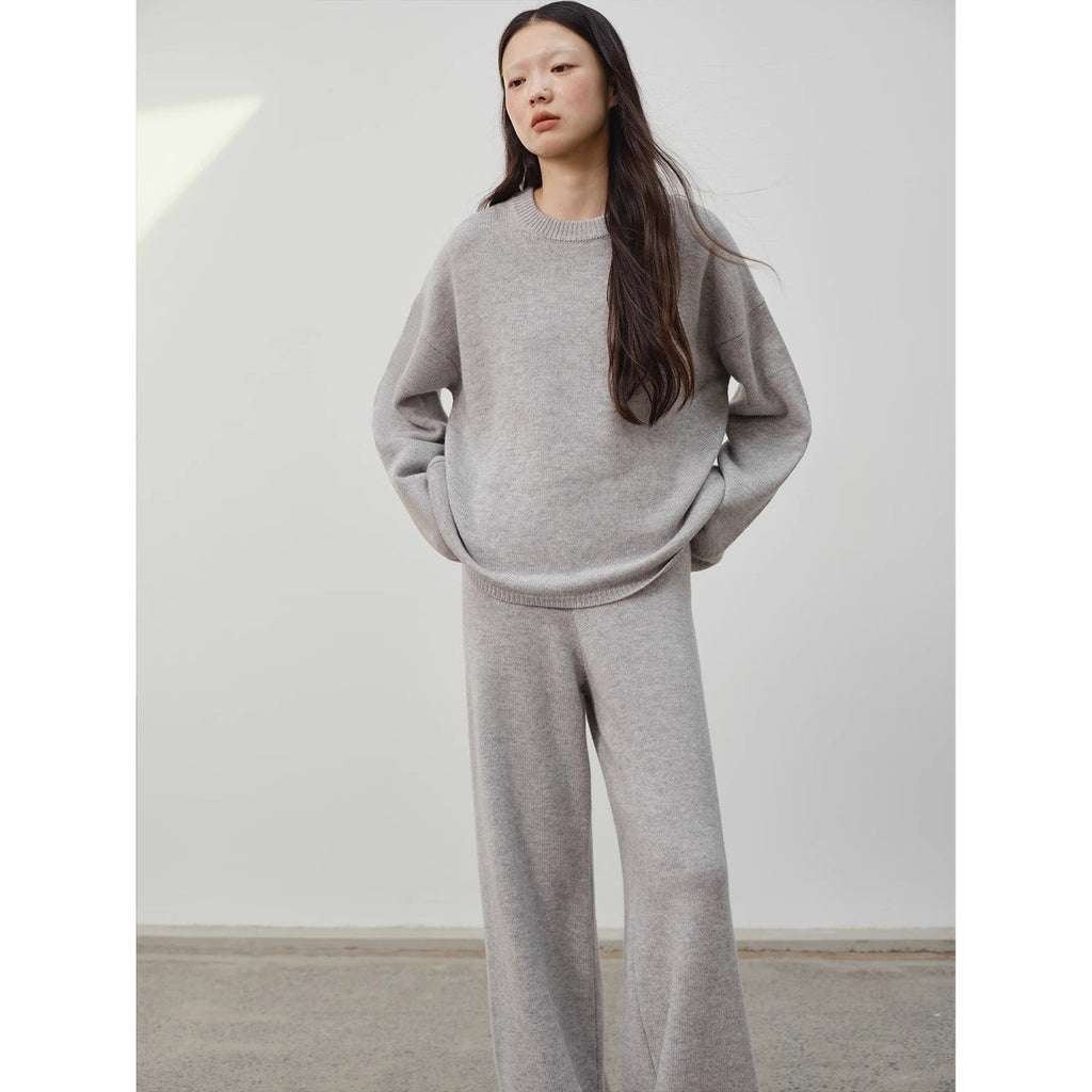 Wilderness Chasing Truth Minimalist Loose Wool Knit + Pants