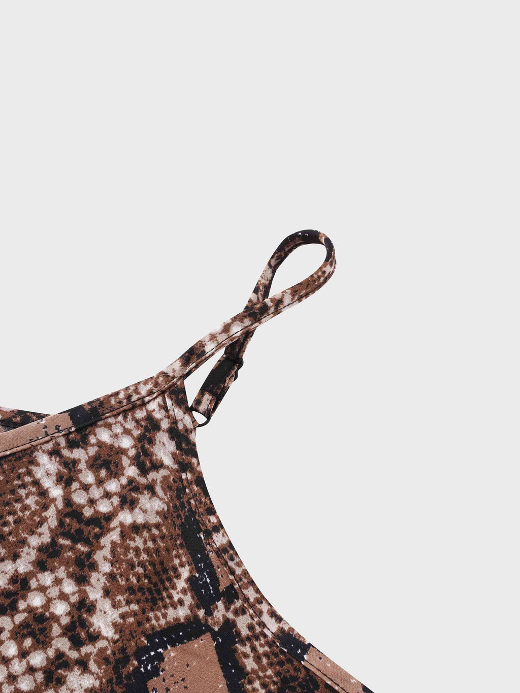 Rochie lejeră cu decolteu în V, linie A - piele de șarpe