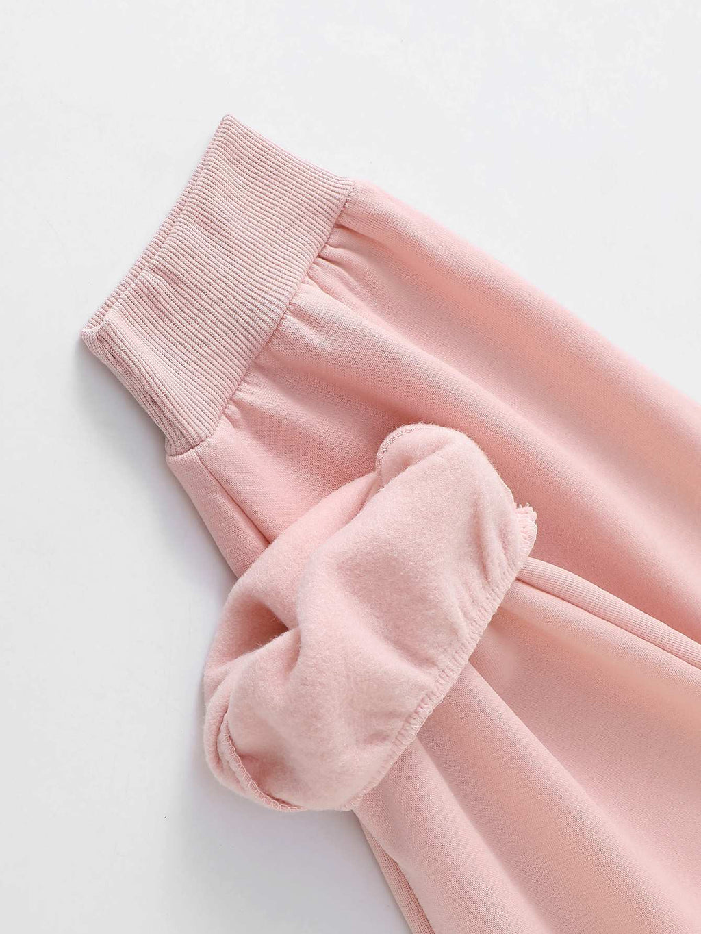 1pc Women's Y2K Pink Hooded Sweatshirt - Oversized Fleece Pullover with Back Logo Print, Soft Pink Hoodie, Machine Washable Winter Sweater for Casual Wear, Layering & All-Season Outfits (No Dry Clean), Plus Size Women Clothes