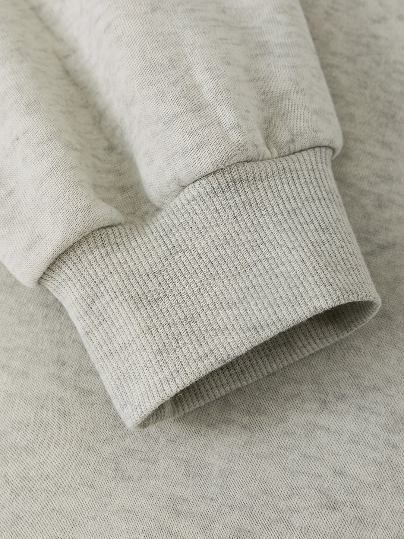 Women'S Light Grey Hooded Sweatshirt with Black Geometric Letter Print - Casual Long Sleeve Pullover, Relaxed Fit, All-Season Versatile Top for Casual Attire, Comfortable Clothing | Hooded Pullover | Structured Design