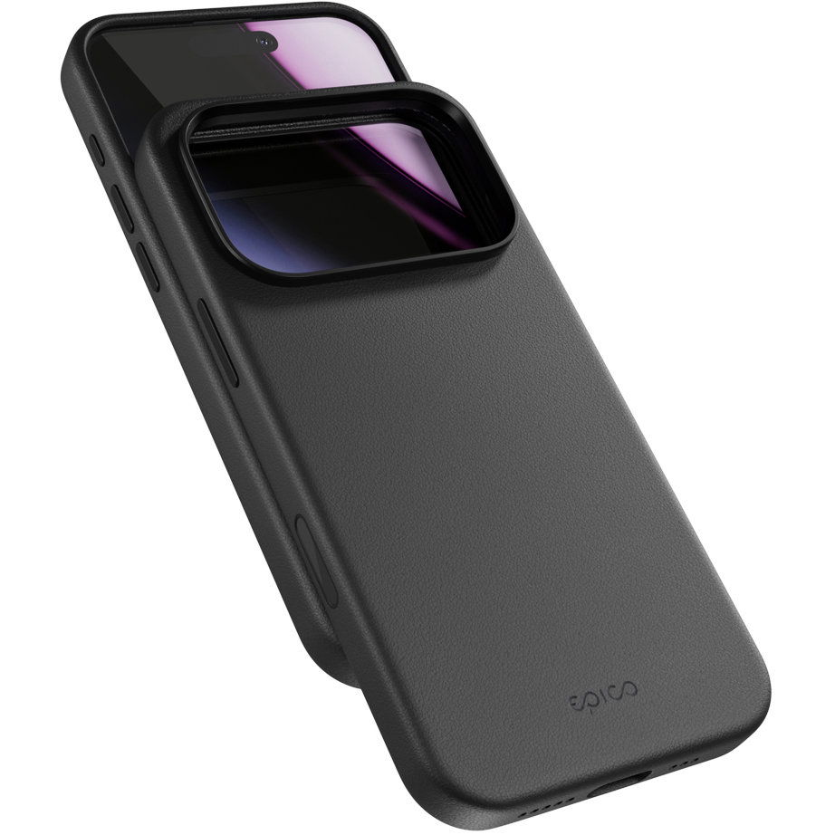 Epico Mag+ iPhone 17 Pro Max fekete bőrtok (94210131300001)