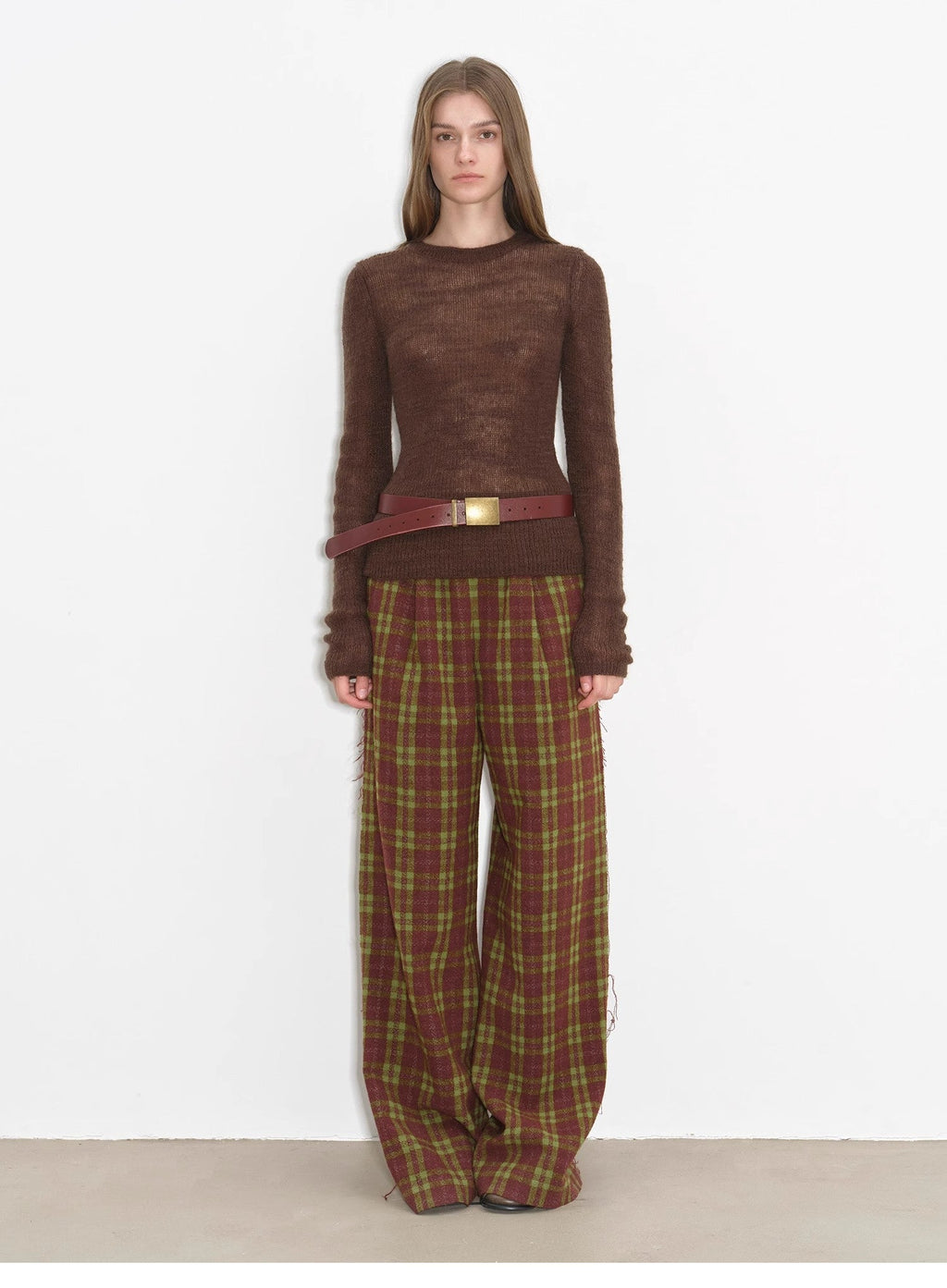 „Unverzichtbar für entspannte Tage“: Strukturiertes Mohair-Mischgewebe, Rundhalsausschnitt, Stretch-Strick-Baselayer für Herbst/Winter