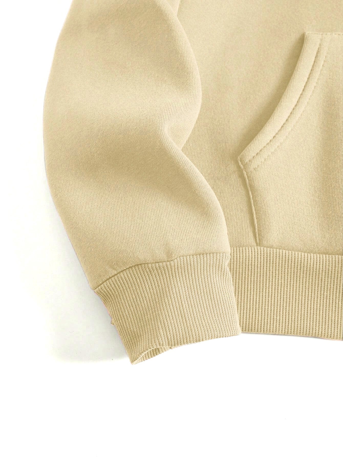 Plus Size Women's BLESSED Print Hoodie ,Machine Washable Fall Winter Casual Pullover