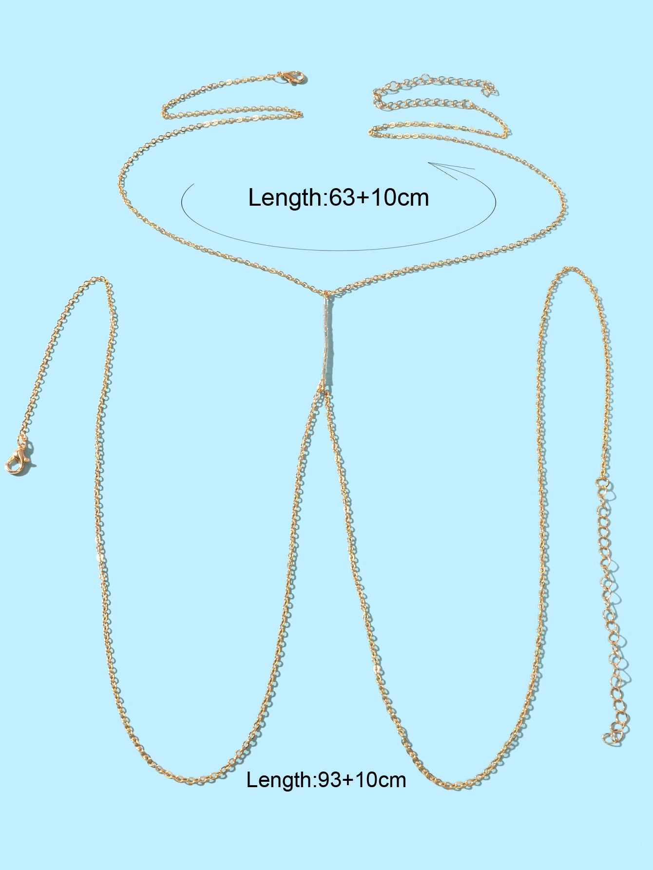 Gold Body Chains Jewellery Women Sexy Belly Waist Chain Bikini Beach Accessories