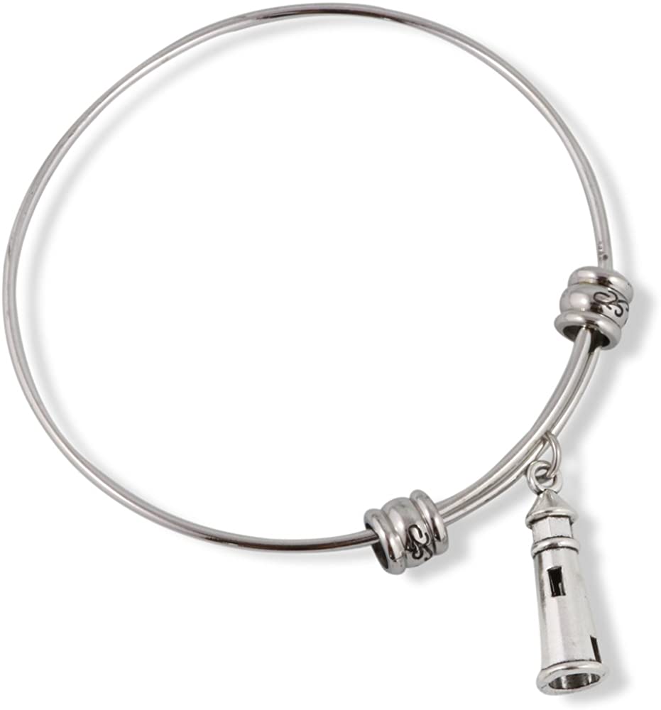 Leuchtturm-Armband | Hypoallergener Edelstahl-Leuchtturmschmuck für Damen mit Hoffnungsanhänger und Lichtsymbol – ein tolles Geschenk für Frauen und Männer, die einen Leuchtturm als Wegweiser benötigen.