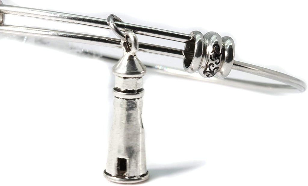 Leuchtturm-Armband | Hypoallergener Edelstahl-Leuchtturmschmuck für Damen mit Hoffnungsanhänger und Lichtsymbol – ein tolles Geschenk für Frauen und Männer, die einen Leuchtturm als Wegweiser benötigen.