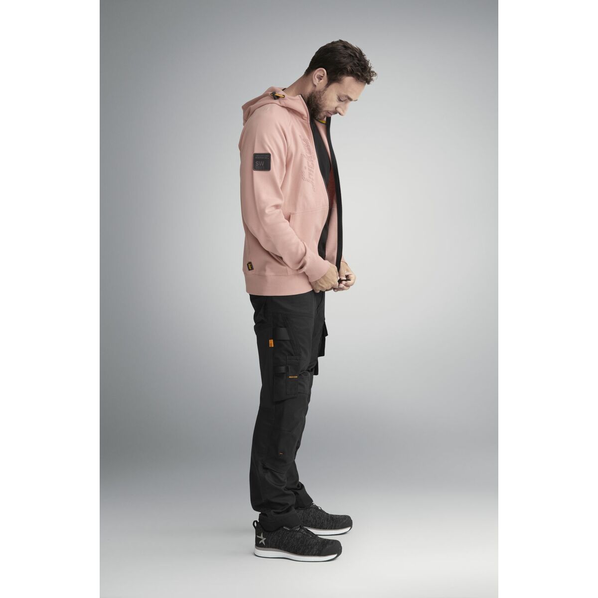 Long Trousers Snickers Workwear negro Black