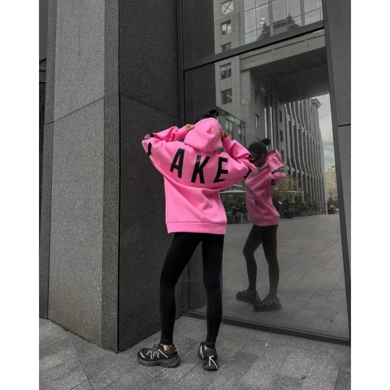 Blakely Women's HoodieWinter Fashion  Long Sleeve Loose Casual Women's Top