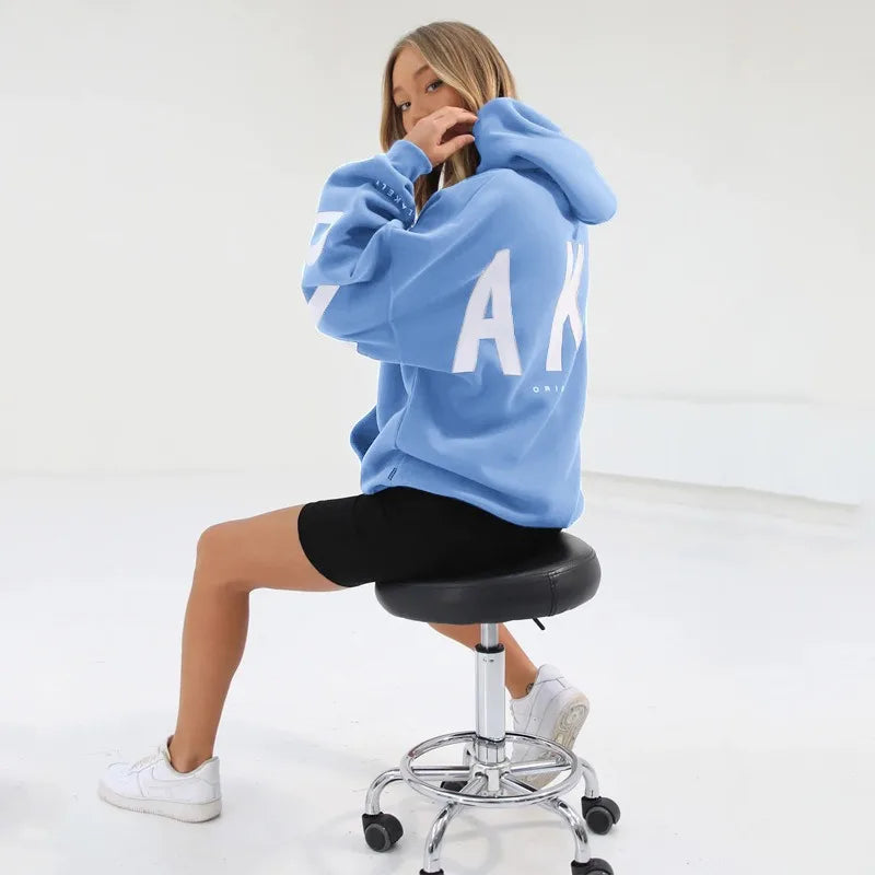 Blakely Women's HoodieWinter Fashion  Long Sleeve Loose Casual Women's Top