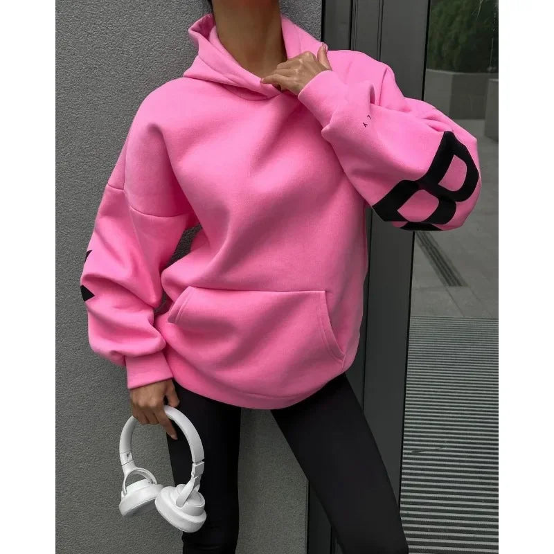 Blakely Women's HoodieWinter Fashion  Long Sleeve Loose Casual Women's Top