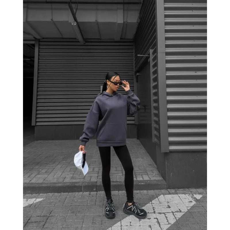 Blakely Women's HoodieWinter Fashion  Long Sleeve Loose Casual Women's Top