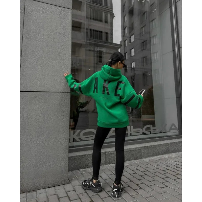 Blakely Women's HoodieWinter Fashion  Long Sleeve Loose Casual Women's Top