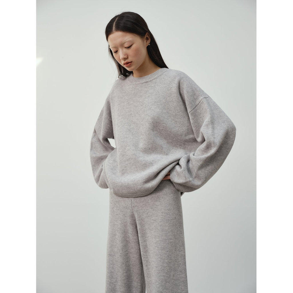 Wilderness Chasing Truth Minimalist Loose Wool Knit + Pants