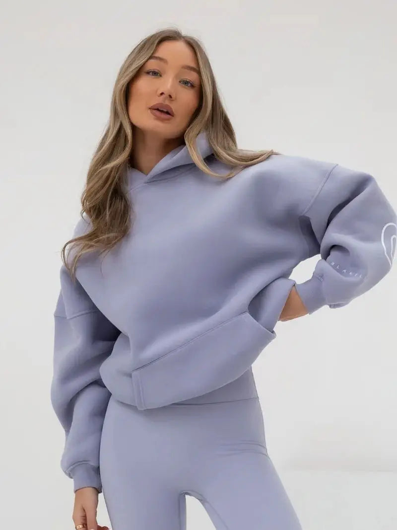 European American Fashion Printed Hooded Hip Hop Sweatshirt 2025 New Cross Border Thickened Versatile Long-sleeved Loose Clothes