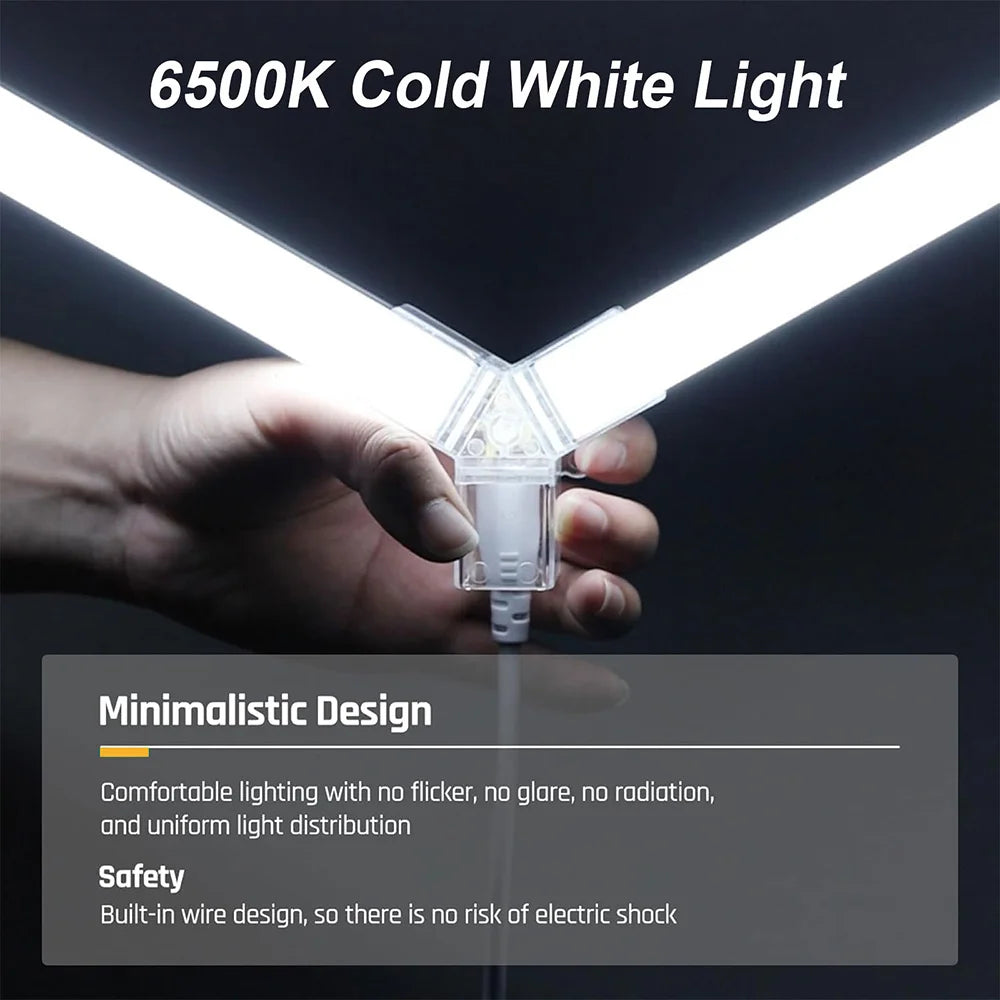 Honeycomb hexagonal ceiling light is super bright and has high power, suitable for offices, conference rooms, and libraries