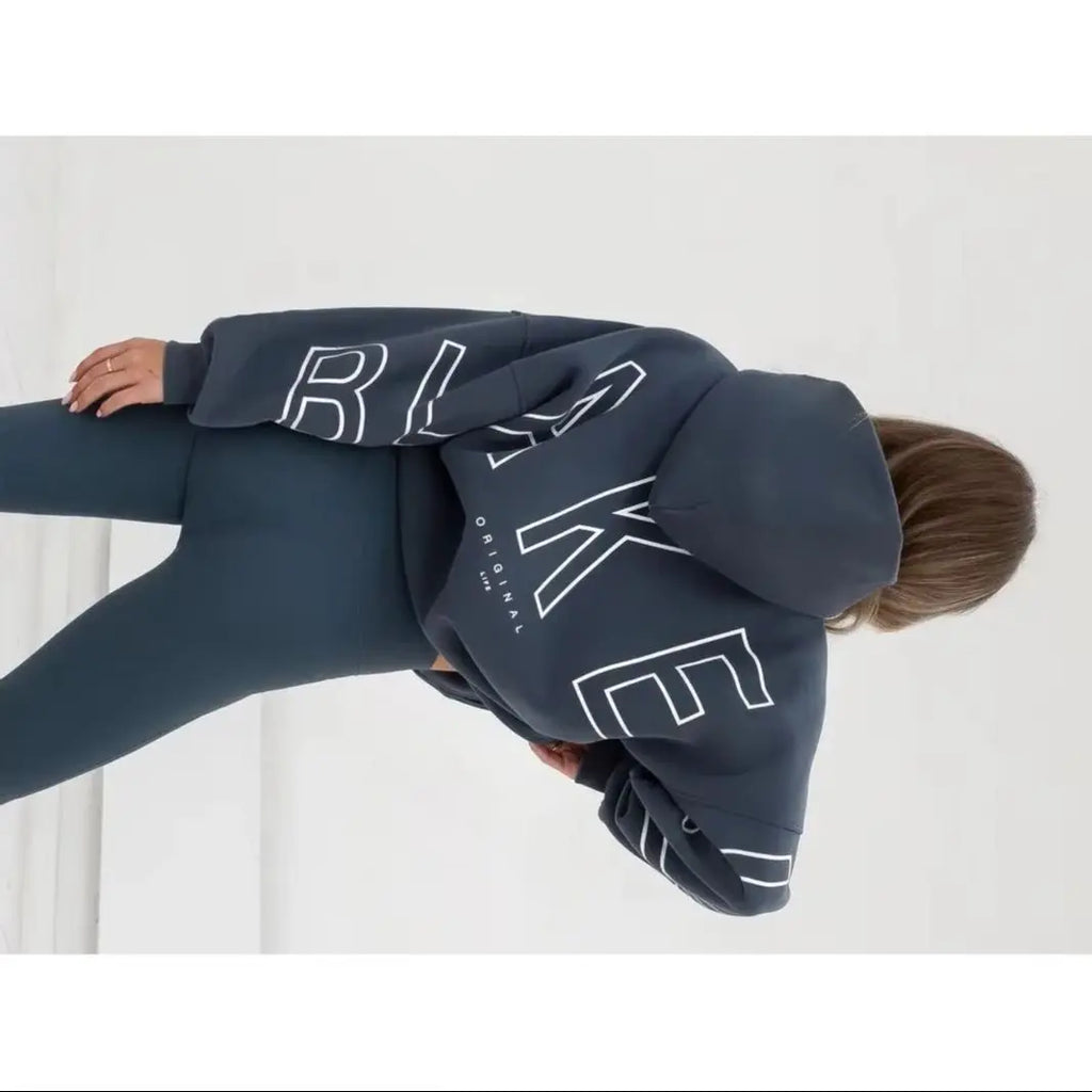 European American Fashion Printed Hooded Hip Hop Sweatshirt 2025 New Cross Border Thickened Versatile Long-sleeved Loose Clothes