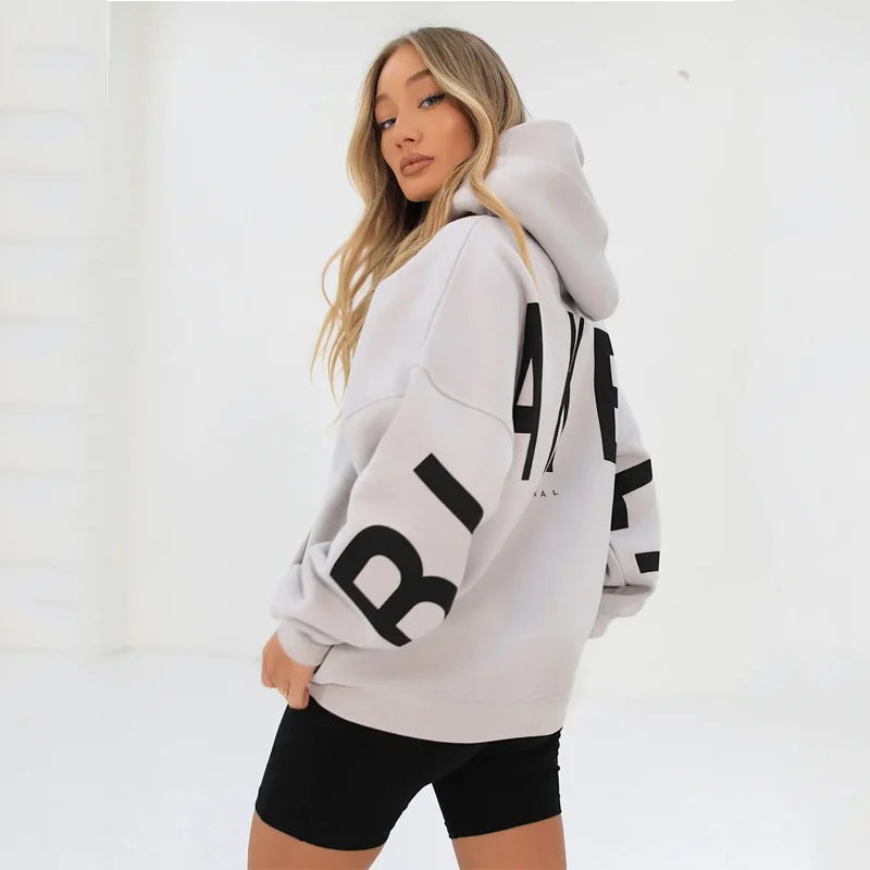 Blakely Women's HoodieWinter Fashion  Long Sleeve Loose Casual Women's Top