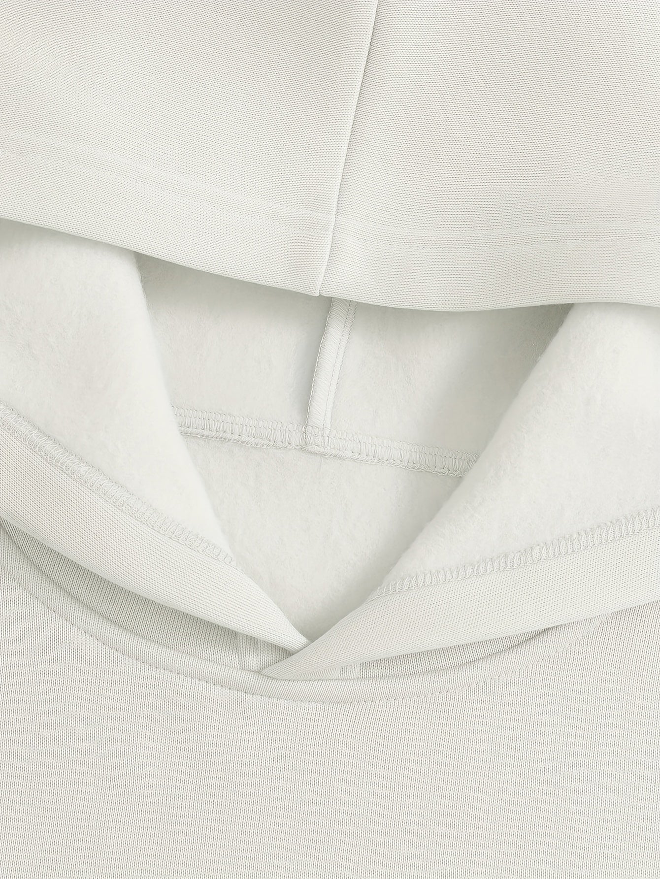 Women'S Light Grey Hooded Sweatshirt with Black Geometric Letter Print - Casual Long Sleeve Pullover, Relaxed Fit, All-Season Versatile Top for Casual Attire, Comfortable Clothing | Hooded Pullover | Structured Design